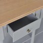 vidaXL Sivupöytä harmaa 120x30x76 cm MDF hinta ja tiedot | Sohvapöydät | hobbyhall.fi