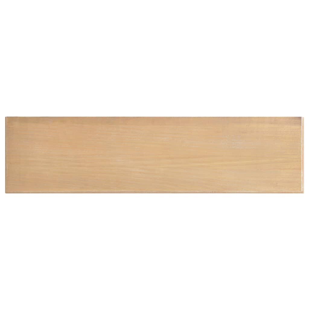 vidaXL Sivupöytä harmaa 120x30x76 cm MDF hinta ja tiedot | Sohvapöydät | hobbyhall.fi