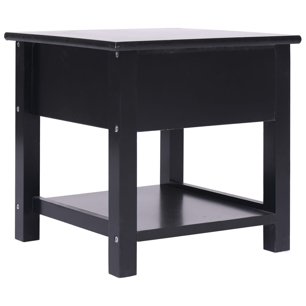 vidaXL Sivupöytä musta 40x40x40 cm keisaripuu hinta ja tiedot | Sohvapöydät | hobbyhall.fi