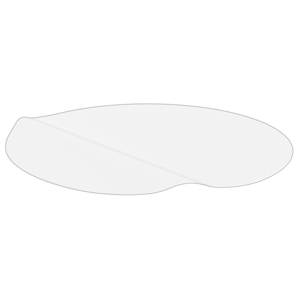 vidaXL Pöytäsuoja läpinäkyvä Ø 60 cm 2 mm PVC hinta ja tiedot | Pöytäliinat, tabletit ja lautasliinat | hobbyhall.fi