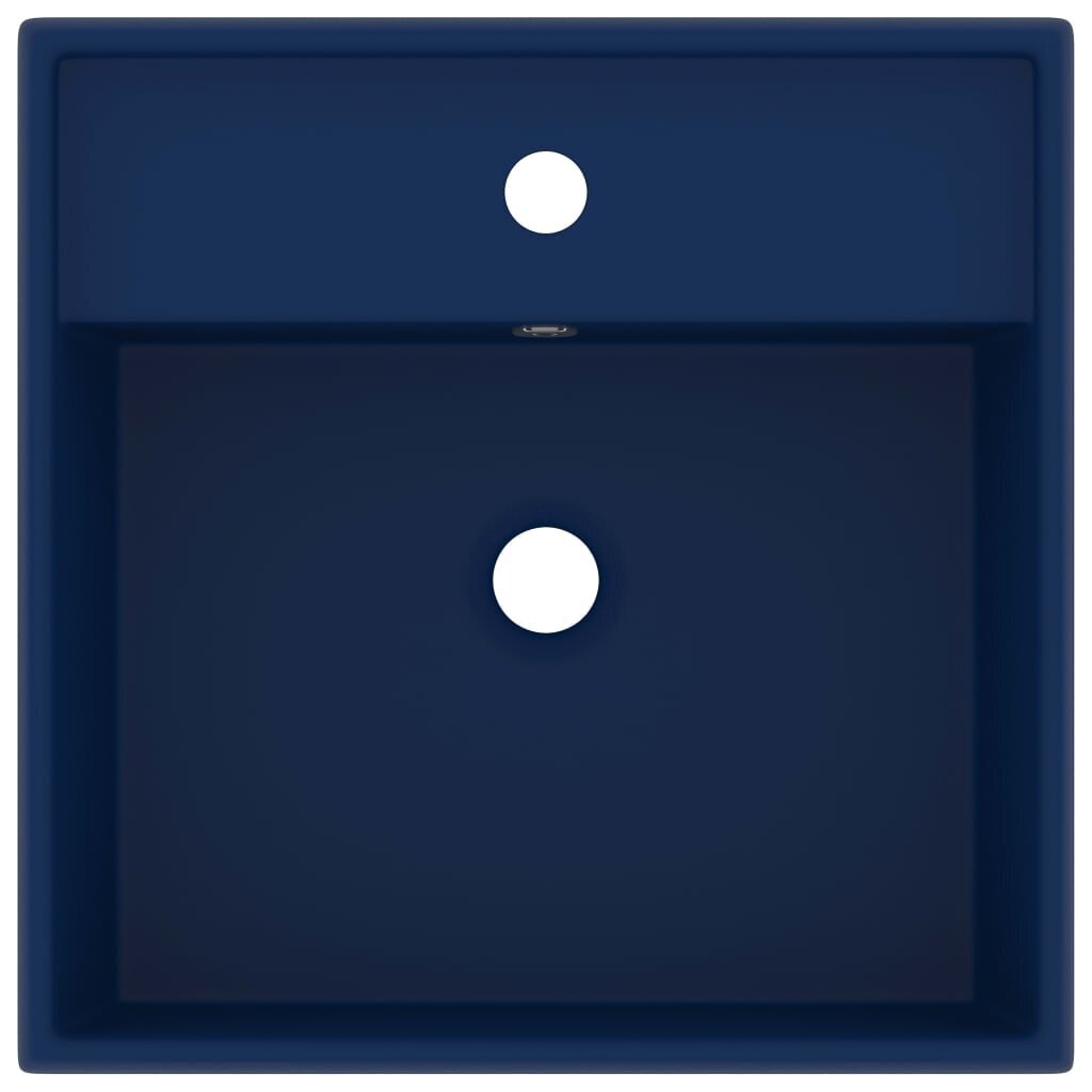 vidaXL Ylellinen pesuallas neliö tummansininen 41x41 cm keraami hinta ja tiedot | Pesualtaat | hobbyhall.fi
