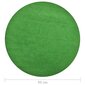 vidaXL Keinonurmi nastoilla halkaisija 95 cm vihreä pyöreä hinta ja tiedot | Isot matot | hobbyhall.fi