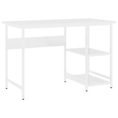 vidaXL Tietokonepöytä valkoinen 105x55x72 cm MDF/metalli hinta ja tiedot | Tietokonepöydät ja työpöydät | hobbyhall.fi