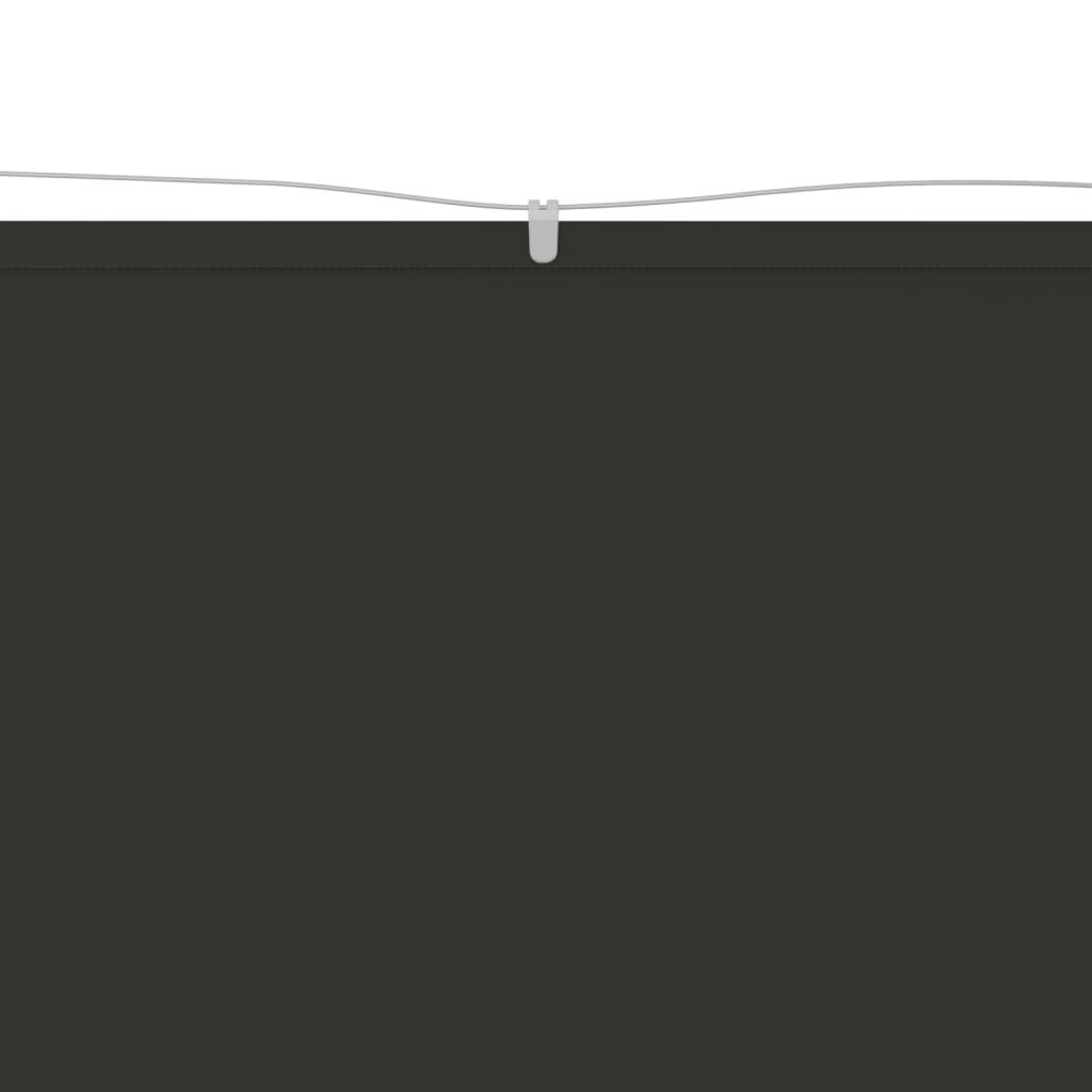 vidaXL Pystymarkiisi antrasiitti 100x420 cm Oxford kangas hinta ja tiedot | Aurinkovarjot ja markiisit | hobbyhall.fi