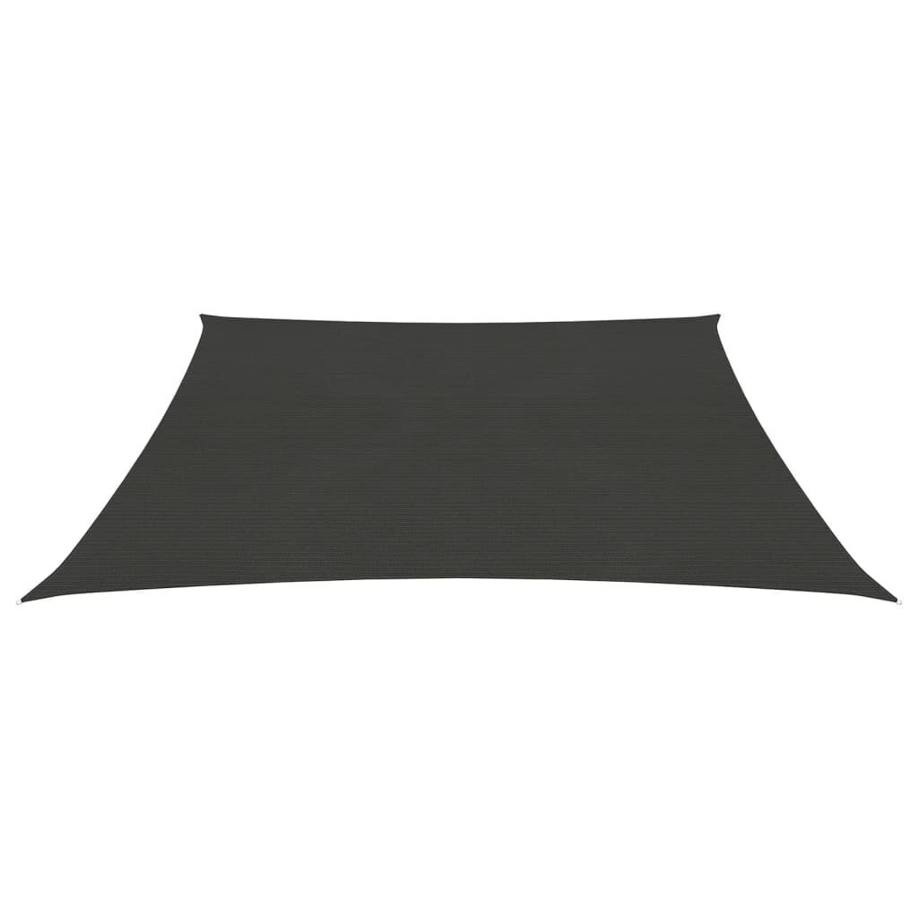 vidaXL Aurinkopurje 160 g/m² antrasiitti 4/5x4 m HDPE hinta ja tiedot | Aurinkovarjot ja markiisit | hobbyhall.fi