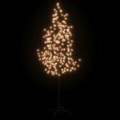 vidaXL Kirsikankukka LED-puu lämmin valkoinen 220 LED-valoa 220 cm hinta ja tiedot | Joulukoristeet | hobbyhall.fi