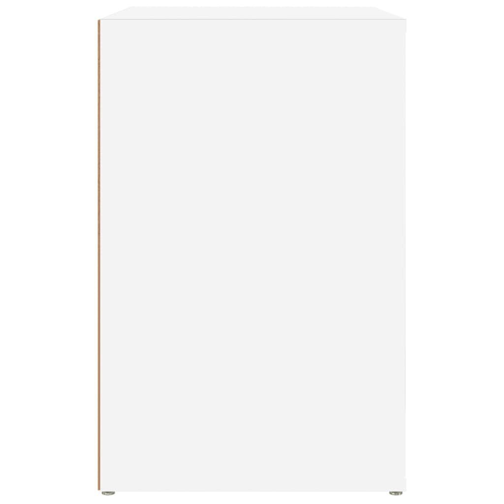 vidaXL Kenkäkaappi valkoinen 130x35x54 cm tekninen puu hinta ja tiedot | Kenkäkaapit ja -hyllyt | hobbyhall.fi