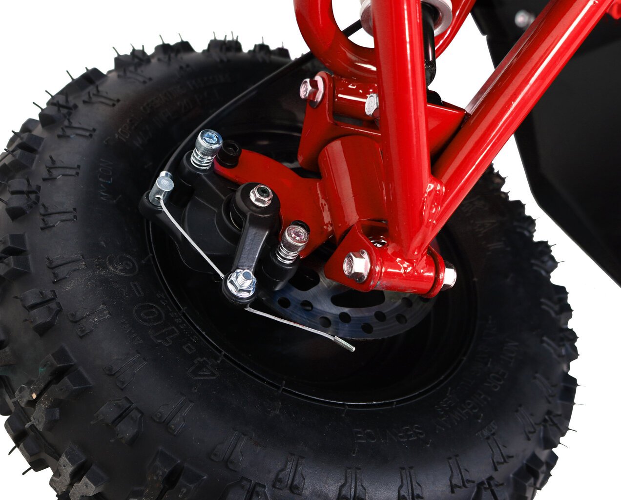 48V Electric 1000W Quad Bike Highper jopa 35 km/h, punainen hinta ja tiedot | Lasten sähköautot | hobbyhall.fi
