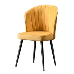4 tuolin sarja Kalune Design Rubi, keltainen hinta ja tiedot | Ruokapöydän tuolit | hobbyhall.fi
