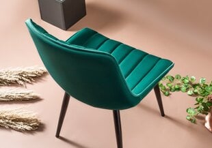 4 tuolin sarja Kalune Design Venus, vihreä hinta ja tiedot | Ruokapöydän tuolit | hobbyhall.fi