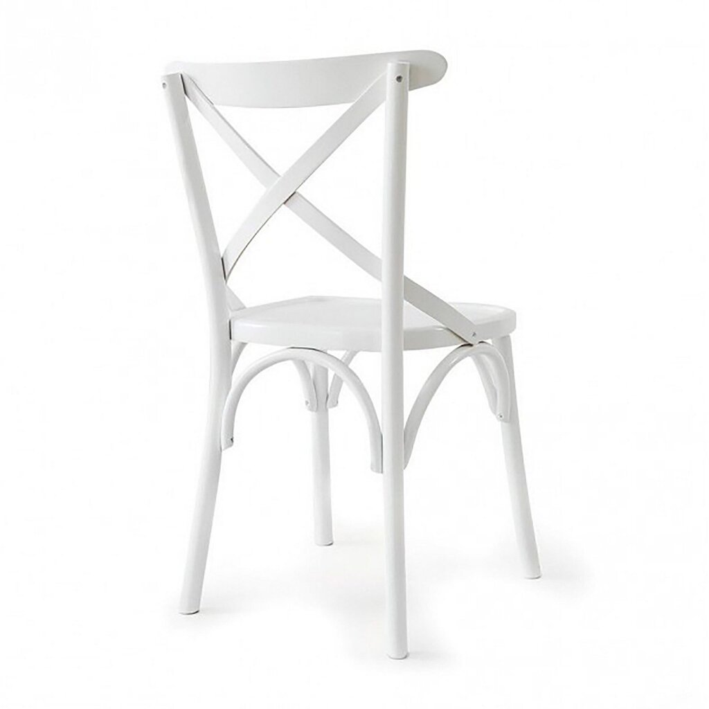 Ruokapöydän tuoli Kalune Design Albero 17, valkoinen hinta ja tiedot | Ruokapöydän tuolit | hobbyhall.fi