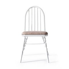 Ruokapöydän tuoli Kalune Design Albero 55, valkoinen hinta ja tiedot | Ruokapöydän tuolit | hobbyhall.fi