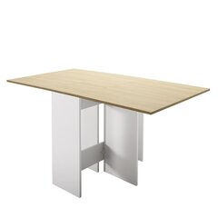 Ruokapöytä Asir MMS-506-MB-1, valkoinen/ruskea hinta ja tiedot | Ruokapöydät | hobbyhall.fi