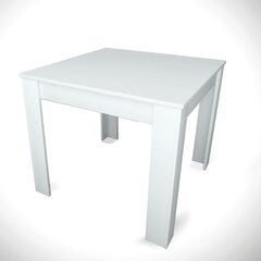 Ruokapöytä Asir Single 90, valkoinen hinta ja tiedot | Ruokapöydät | hobbyhall.fi