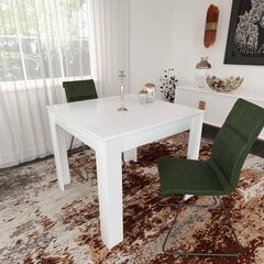 Ruokapöytä Asir Single 90, valkoinen hinta ja tiedot | Ruokapöydät | hobbyhall.fi