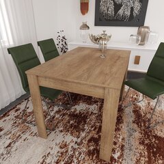 Ruokapöytä Asir Single 120, ruskea hinta ja tiedot | Ruokapöydät | hobbyhall.fi