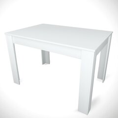 Ruokapöytä Asir Single 120, valkoinen hinta ja tiedot | Ruokapöydät | hobbyhall.fi