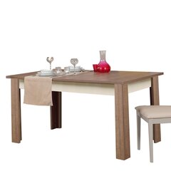 Ruokapöytä Asir Bois, ruskea hinta ja tiedot | Ruokapöydät | hobbyhall.fi