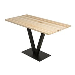 Ruokapöytä Asir Sun pöytä - Silverbirch, ruskea/musta hinta ja tiedot | Ruokapöydät | hobbyhall.fi