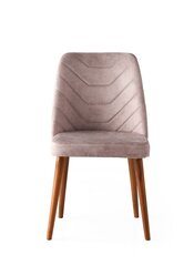 4 tuolin sarja Kalune Design Dallas 555 V4, harmaa hinta ja tiedot | Ruokapöydän tuolit | hobbyhall.fi