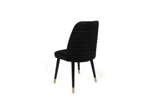 4 tuolin sarja Kalune Design Hugo 366 V4, musta hinta ja tiedot | Ruokapöydän tuolit | hobbyhall.fi