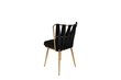4 kpl tuolin setti Kalune Design Kusakli 211 V4, musta hinta ja tiedot | Ruokapöydän tuolit | hobbyhall.fi