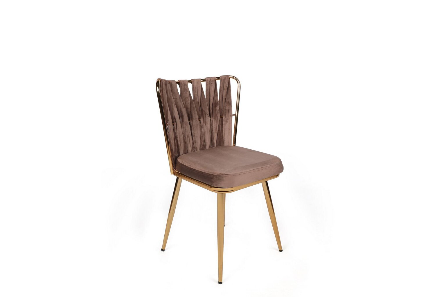 4 tuolin setti Kalune Design Kusakli 213 V4, ruskea hinta ja tiedot | Ruokapöydän tuolit | hobbyhall.fi