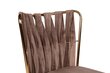 4 tuolin setti Kalune Design Kusakli 213 V4, ruskea hinta ja tiedot | Ruokapöydän tuolit | hobbyhall.fi