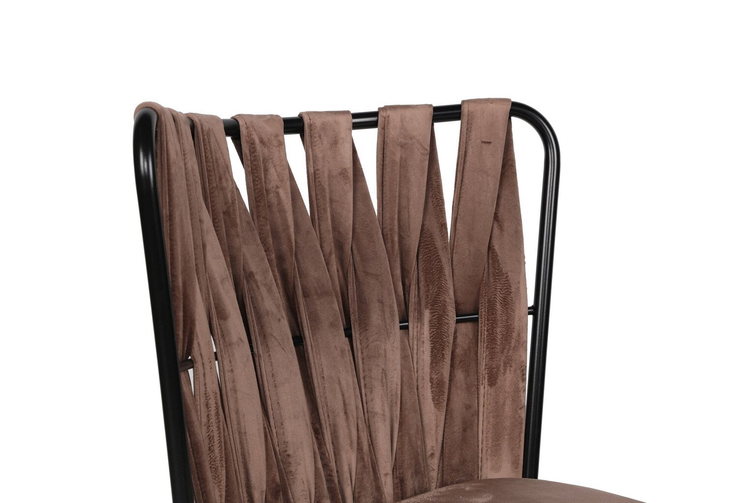 4-tuolin setti Kalune Design Kusakli 233 V4, ruskea/musta hinta ja tiedot | Ruokapöydän tuolit | hobbyhall.fi