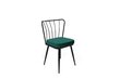 4-tuolin setti Kalune Design Yildiz 951 V4, vihreä/musta hinta ja tiedot | Ruokapöydän tuolit | hobbyhall.fi