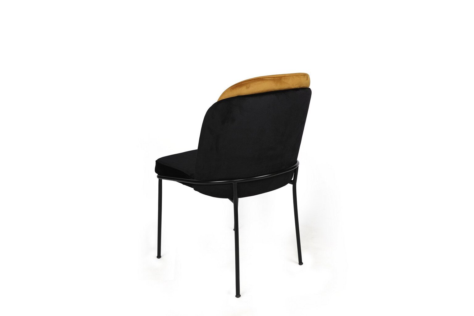 2-tuolin setti Kalune Design Dore 142 V2, keltainen/musta hinta ja tiedot | Ruokapöydän tuolit | hobbyhall.fi
