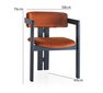 Ruokailutuoli Kalune Design CO 001, ruskea hinta ja tiedot | Ruokapöydän tuolit | hobbyhall.fi