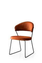 2-tuolin setti Kalune Design MN 887 V2, oranssi hinta ja tiedot | Ruokapöydän tuolit | hobbyhall.fi