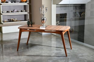 Ruokapöytä Asir Touch, ruskea hinta ja tiedot | Ruokapöydät | hobbyhall.fi