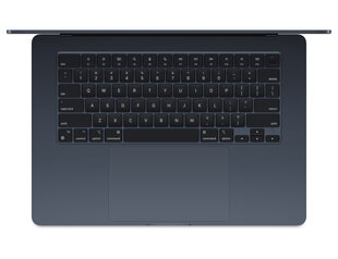 MacBook Air 15" Apple M3 chip with 8-core CPU and 10-core GPU, 16GB, 512GB SSD - Midnight - MXD43KS/A hinta ja tiedot | Kannettavat tietokoneet | hobbyhall.fi