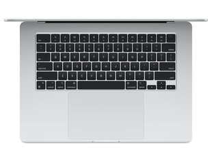 MacBook Air 15" Apple M3 chip with 8-core CPU and 10-core GPU, 16GB, 512GB SSD - Silver - MXD23ZE/A hinta ja tiedot | Kannettavat tietokoneet | hobbyhall.fi