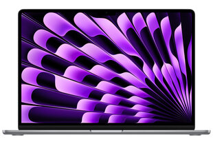 MacBook Air 15" Apple M3 chip with 8-core CPU and 10-core GPU, 16GB, 512GB SSD - Space Grey - MXD13KS/A hinta ja tiedot | Kannettavat tietokoneet | hobbyhall.fi