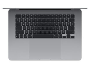 MacBook Air 15" Apple M3 chip with 8-core CPU and 10-core GPU, 16GB, 512GB SSD - Space Grey - MXD13KS/A hinta ja tiedot | Kannettavat tietokoneet | hobbyhall.fi