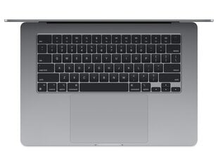 MacBook Air 15" Apple M3 chip with 8-core CPU and 10-core GPU, 16GB, 512GB SSD - Space Grey - MXD13RU/A hinta ja tiedot | Kannettavat tietokoneet | hobbyhall.fi