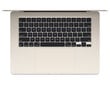 MacBook Air 15" Apple M3 chip with 8-core CPU and 10-core GPU, 16GB, 512GB SSD - Starlight - MXD33KS/A hinta ja tiedot | Kannettavat tietokoneet | hobbyhall.fi