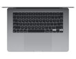 MacBook Air 15" Apple M3 chip with 8-core CPU and 10-core GPU, 8GB, 256GB SSD - Space Grey - MRYM3KS/A hinta ja tiedot | Kannettavat tietokoneet | hobbyhall.fi