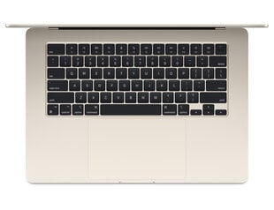 MacBook Air 15" Apple M3 chip with 8-core CPU and 10-core GPU, 8GB, 256GB SSD - Starlight - MRYR3KS/A hinta ja tiedot | Kannettavat tietokoneet | hobbyhall.fi