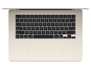 MacBook Air 15" Apple M3 chip with 8-core CPU and 10-core GPU, 8GB, 256GB SSD - Starlight - MRYR3RU/A hinta ja tiedot | Kannettavat tietokoneet | hobbyhall.fi