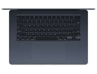 MacBook Air 15" Apple M3 chip with 8-core CPU and 10-core GPU, 8GB, 512GB SSD - Midnight - MRYV3RU/A hinta ja tiedot | Kannettavat tietokoneet | hobbyhall.fi