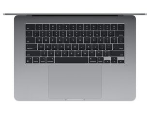 MacBook Air 15" Apple M3 chip with 8-core CPU and 10-core GPU, 8GB, 512GB SSD - Space Grey - MRYN3RU/A hinta ja tiedot | Kannettavat tietokoneet | hobbyhall.fi