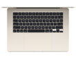 MacBook Air 15" Apple M3 chip with 8-core CPU and 10-core GPU, 8GB, 512GB SSD - Starlight - MRYT3KS/A hinta ja tiedot | Kannettavat tietokoneet | hobbyhall.fi
