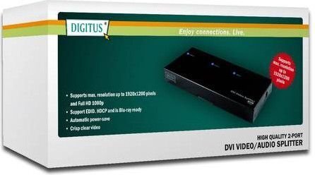 Splitter DIGITUS DS-41211 hinta ja tiedot | Adapterit | hobbyhall.fi