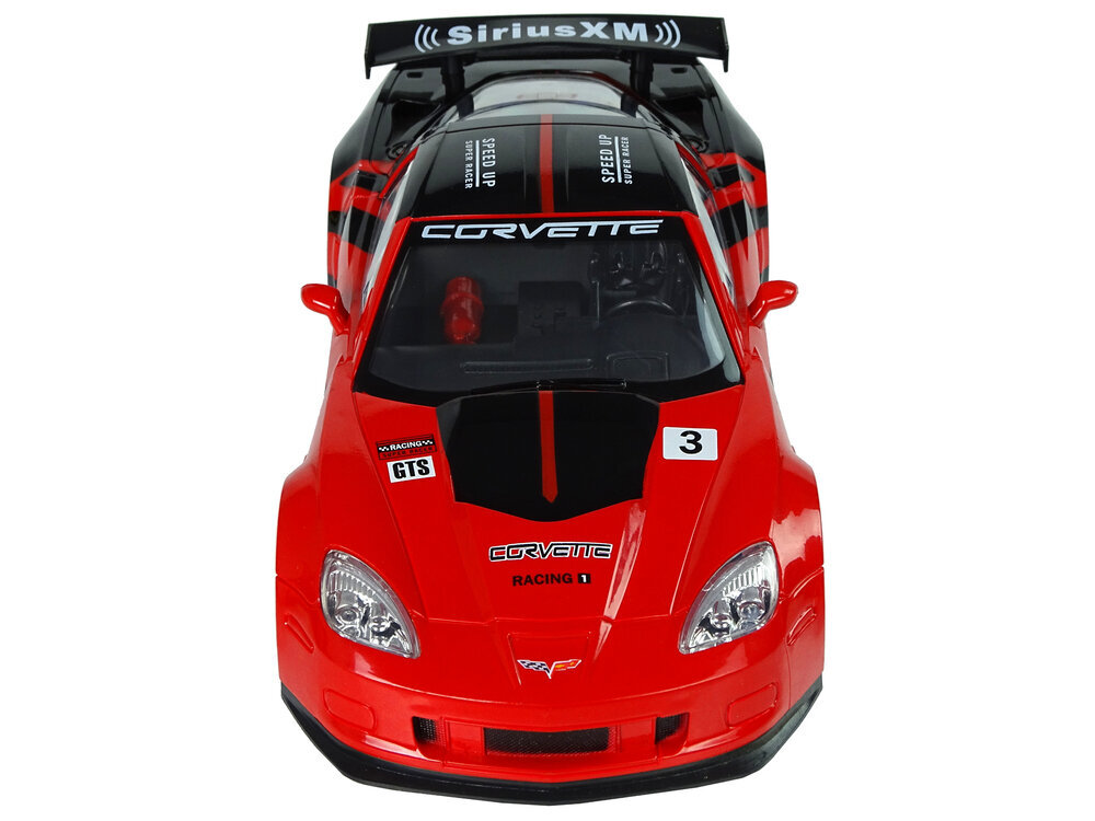 Corvette C6.R 1:18 punainen radio-ohjattava urheiluauto hinta ja tiedot | Poikien lelut | hobbyhall.fi