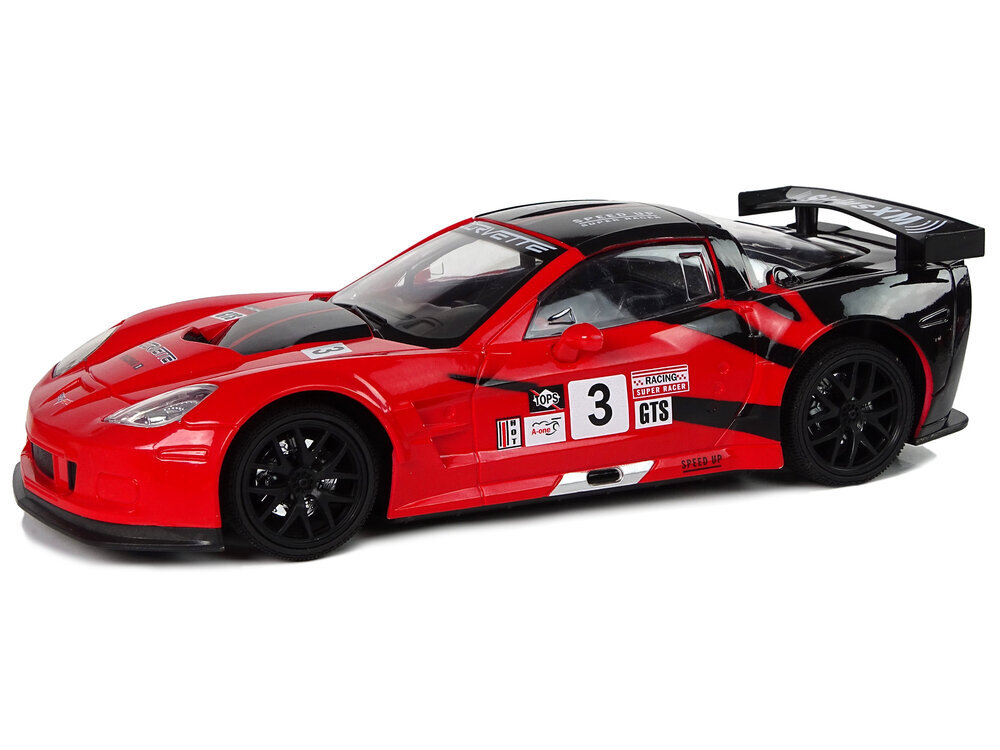 Corvette C6.R 1:18 punainen radio-ohjattava urheiluauto hinta ja tiedot | Poikien lelut | hobbyhall.fi