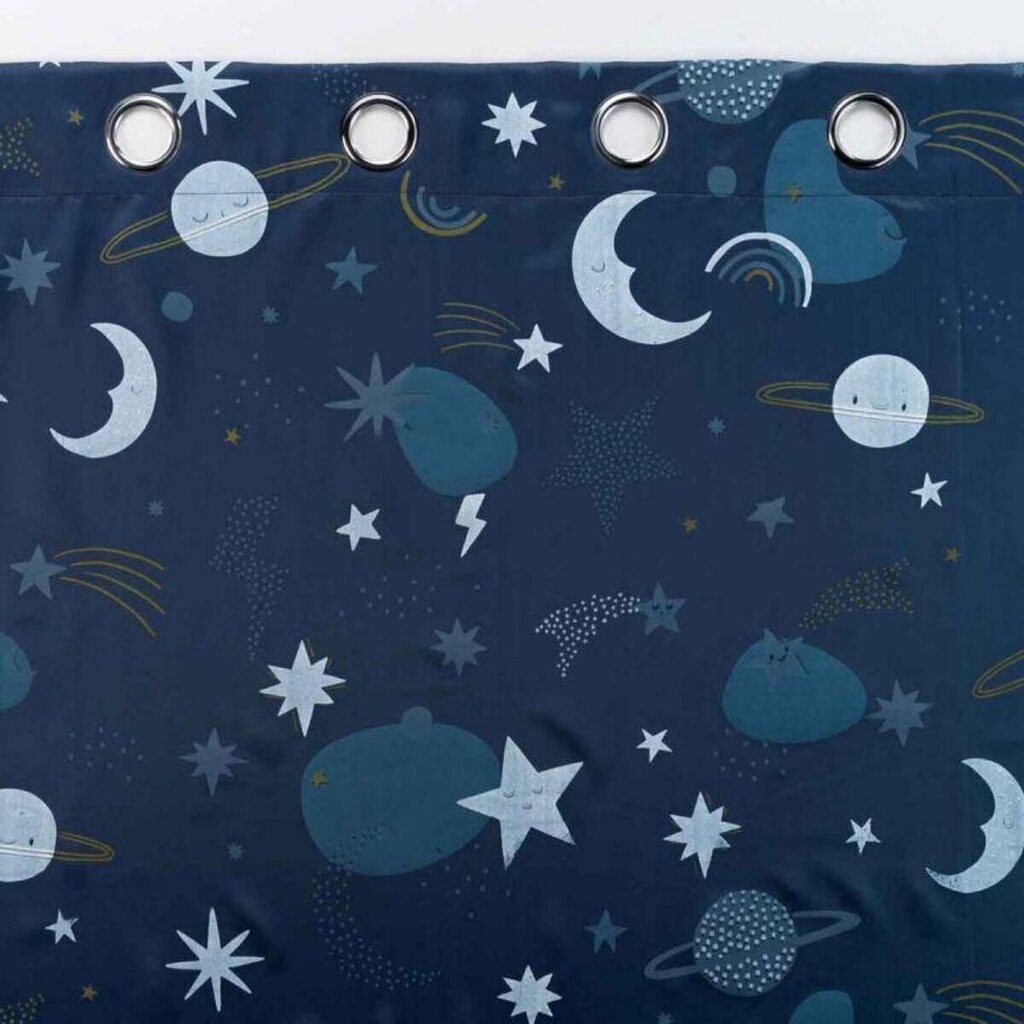Douceur d'Intérieur Moonlight pimennysverho, sininen, 140 x 260 cm hinta ja tiedot | Verhot | hobbyhall.fi